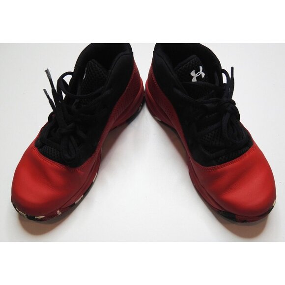 Under Armour Boys Lockdown Red Basketball Sneakers Size 3 Youth - Sporty Style, - Picture 8 of 8